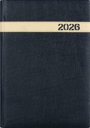 Dayliner Naptár, tervező, A5, napi, DAYLINER, The Boss, fekete