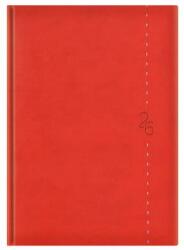 TopTimer Naptár, tervező, B5, heti, TOPTIMER Linea, piros