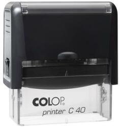 COLOP Bélyegző, COLOP Printer C 40, fekete cserepárnával