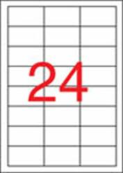 APLI Etikett, univerzális, 64, 6x33, 8 mm, eltávolítható, APLI, 2400 etikett/csomag - oneclick