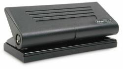 Rapesco Lyukasztó, hatlyukú, 8 lap, fém, RAPESCO Diary 66, matt fekete