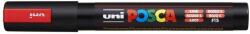 uni Dekormarker, 1, 8-2, 5 mm, UNI Posca PC-5M, fluor piros