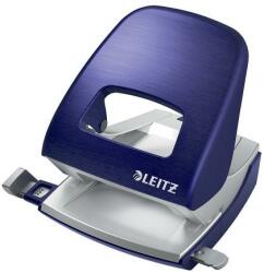 Leitz Lyukasztó, kétlyukú, 30 lap, fém, LEITZ Nexxt Style, titánkék