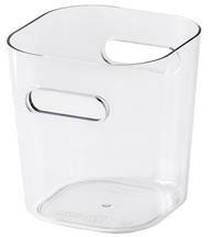 SMARTSTORE Műanyag tárolódoboz, 0, 6 liter, SMARTSTORE Compact Clear Mini, átlátszó - oneclick
