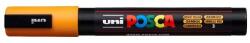 uni Dekormarker, 1, 8-2, 5 mm, UNI Posca PC-5M, ragyogó sárga
