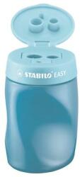 STABILO Hegyező, háromlyukú, tartályos, balkezes, STABILO Easy, kék