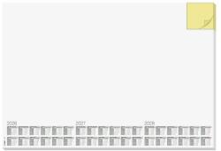 SIGEL Könyökalátét, 595x410 mm, 3 éves és heti tervezővel, jegyzettömbbel, SIGEL Memo