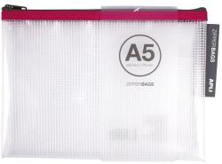 APLI Iratrendező tasak, cipzáras, A5, APLI, vegyes színek - oneclick