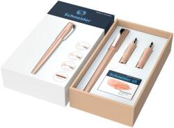 Schneider Töltőtoll ajándékszett, 1, 1 mm, ajándék 1, 5 és 1, 8 mm-es tollheggyel, SCHNEIDER Callissima, barack - oneclick