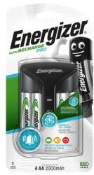 Energizer Elemtöltő, AA ceruza/AAA mikro, 4x2000 mAh AA (előtöltött), kijelzővel, ENERGIZER Pro - oneclick