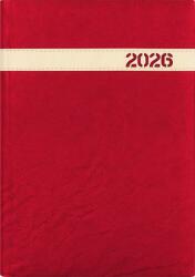 Dayliner Naptár, tervező, A5, napi, DAYLINER, The Boss, bordó