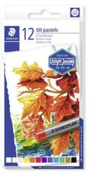 STAEDTLER Olajpasztell kréta, STAEDTLER 2420, 12 különböző szín