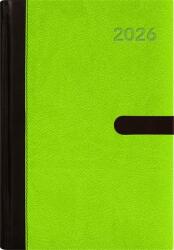 Dayliner Naptár, tervező, A5, heti, DAYLINER, Winner, zöld