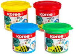 Kores Gyurma, 160 g, levegőre száradó, 4 szín, KORES Magic Clay