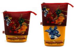 LEGO® Tolltartó, cipzáras, pop-up, LEGO Ninjago Dragon Power, piros-sárga-mintás