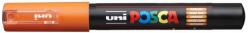 uni Dekormarker, 0, 7-1, 0 mm, UNI Posca PC-1M, narancs