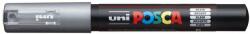 uni Dekormarker, 0, 7-1, 0 mm, UNI Posca PC-1M, ezüst