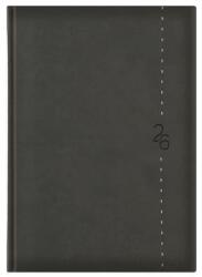 TopTimer Naptár, tervező, A5, napi, TOPTIMER Linea, sötétszürke