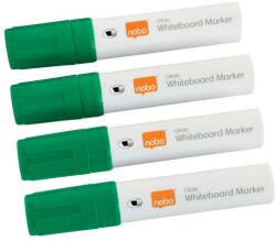 Nobo Táblamarker, vágott hegyű, 10 mm, NOBO Glide, zöld