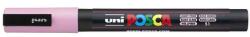 uni Dekormarker, 0, 9-1, 3 mm, UNI Posca PC-3M, világos rózsaszín