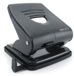 Rapesco Lyukasztó, kétlyukú, 30 lap, fém, RAPESCO 827, fekete