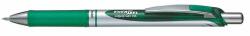 Pentel Zseléstoll, 0, 35 mm, nyomógombos, PENTEL EnerGel BL77, zöld