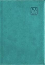 Dayliner Naptár, tervező, B5, heti, DAYLINER Square, türkiz