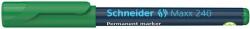 Schneider Alkoholos marker, 1-2 mm, kúpos, SCHNEIDER Maxx 240, zöld