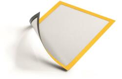 DURABLE Infokeret, A4, mágneses, DURABLE DURAFRAME® MAGNETIC, sárga