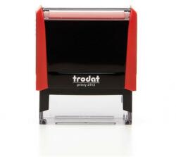 TRODAT Bélyegző, TRODAT Printy 4913, piros ház, fekete párnával - oneclick