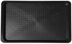  Tálca, szögletes, műanyag, sötétbarna/fekete, 53x32, 5 cm - oneclick