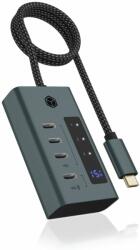 RaidSonic IcyBox IB-HUB1454-C31 4-Port hub with USB 3.2 Gen 2 Type-C interface (IB-HUB1454-C31) - oneclick