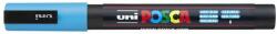 uni Dekormarker, 0, 9-1, 3 mm, UNI Posca PC-3M, világoskék