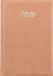 Dayliner Naptár, tervező, A5, napi, DAYLINER, Rebel, bézs