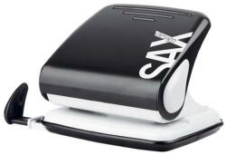 ICO Lyukasztó, kétlyukú, 25 lap, SAX Design 418, fekete - oneclick