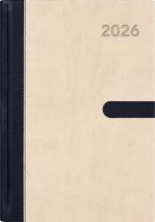 Dayliner Naptár, tervező, A5, heti, DAYLINER Winner, bézs
