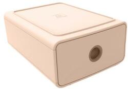 Exacompta Irattároló, műanyag, 1 fiókos, EXACOMPTA Skandi, nude