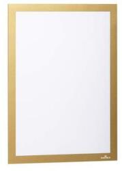 DURABLE Infokeret, A4, öntapadó háttal, DURABLE DURAFRAME®, arany