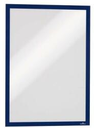 DURABLE Infokeret, A3, öntapadó háttal, DURABLE DURAFRAME®, sötétkék