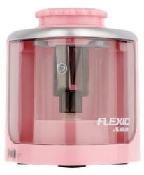 FlexOffice Hegyező, elemes, asztali, FLEXOFFICE Flexio, rózsaszín