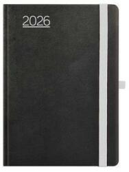 TopTimer Naptár, tervező, A5, heti, TOPTIMER, Nero, fekete-szürke