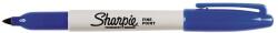 Sharpie Alkoholos marker, 1 mm, kúpos, SHARPIE Fine Point, kék