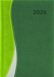Dayliner Naptár, tervező, A5, heti, DAYLINER, Dubai, zöld-zöld
