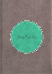 Dayliner Naptár, tervező, A5, napi, DAYLINER Central, szürke-türkiz