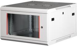 Lande PROlineB 600x600 lapraszerelt 6U 19 fali rack szekrény szürke (LN-WB-06U6060-LG-F)