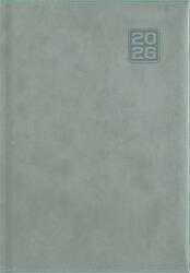 Dayliner Naptár, tervező, A5, napi, DAYLINER Square, szürkéskék