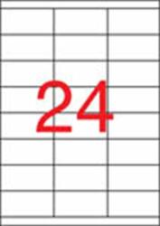 APLI Etikett, univerzális, 70x33, 8 mm, APLI, 2400 etikett/csomag - oneclick