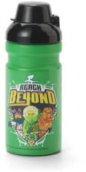 LEGO® Kulacs, 390 ml, LEGO Ninjago, zöld-fekete-mintás