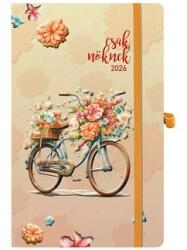 TopTimer Naptár, tervező, A5, heti, TOPTIMER, Csak Nőknek, bicikli