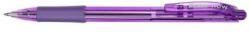 Pentel Golyóstoll, 0, 35 mm, nyomógombos, PENTEL BK417, lila
